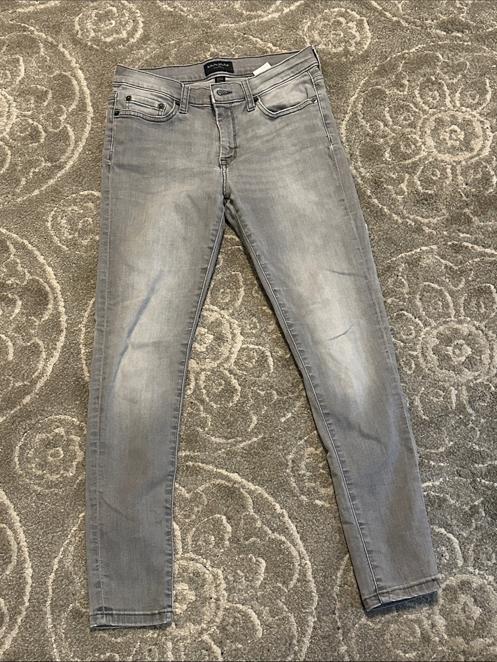 Banana Republic Light Gray Skinny Jeans